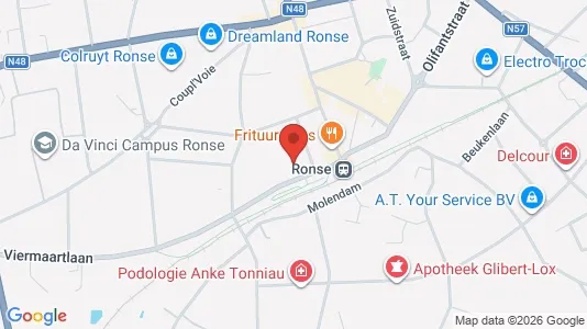 Apartments for rent i Ronse - kort over placeringen