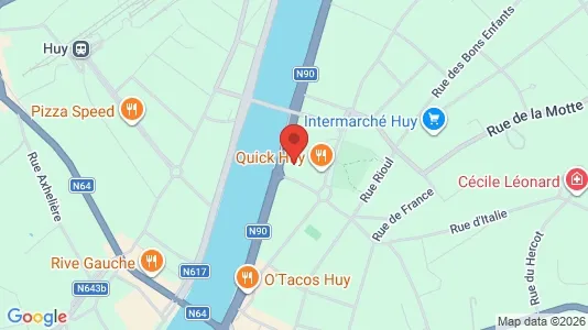 Apartments for rent i Hoei - kort over placeringen