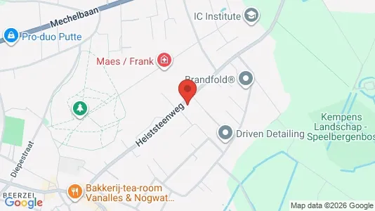 Apartments for rent i Putte - kort over placeringen