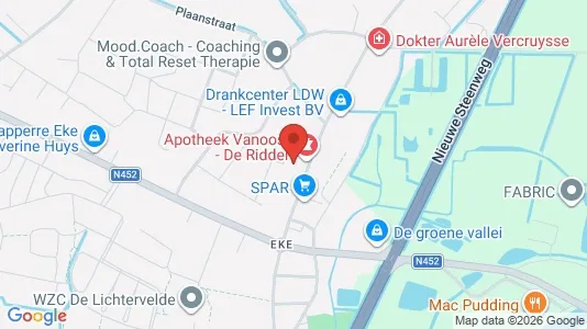 Apartments for rent i Nazareth - kort over placeringen