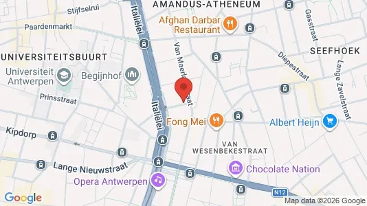 Apartments for rent i Stad Antwerp - kort over placeringen