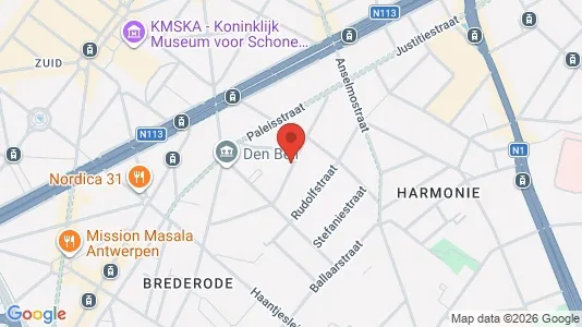 Apartments for rent i Stad Antwerp - kort over placeringen