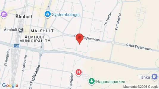 Apartments for rent i Älmhult - kort over placeringen