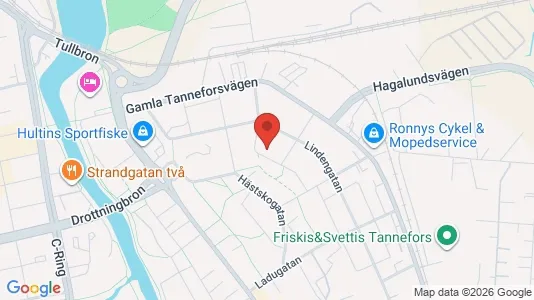 Apartments for rent i Linköping - kort over placeringen