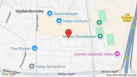 Apartments for rent i Upplands Väsby - kort over placeringen