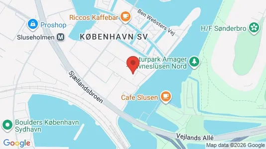 Apartments for rent i Copenhagen SV - kort over placeringen