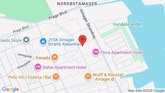 Apartments for rent i Copenhagen S - kort over placeringen