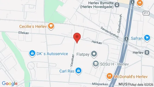 Apartments for rent i Herlev - kort over placeringen