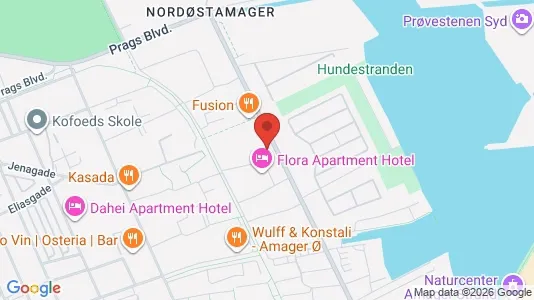 Apartments for rent i Copenhagen S - kort over placeringen