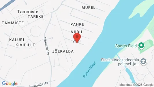 Apartments for rent i Pärnu - kort over placeringen