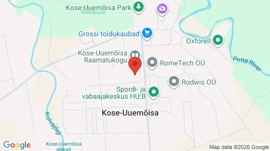 Apartments for rent i Kose - kort over placeringen