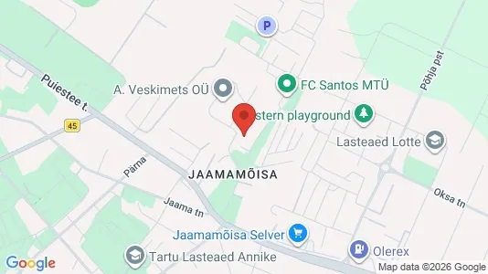Apartments for rent i Tartu - kort over placeringen