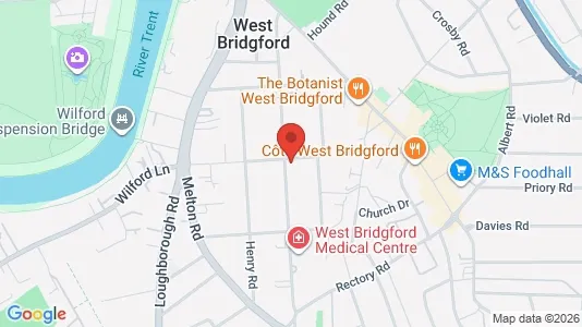 Apartments for rent i Nottingham - Nottinghamshire - kort over placeringen