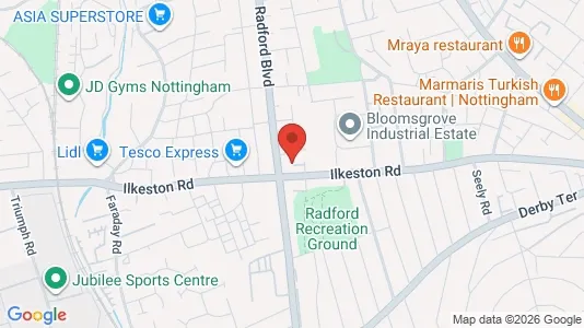 Apartments for rent i Nottingham - Nottinghamshire - kort over placeringen