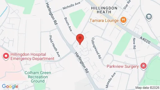 Apartments for rent i Uxbridge - Middlesex - kort over placeringen