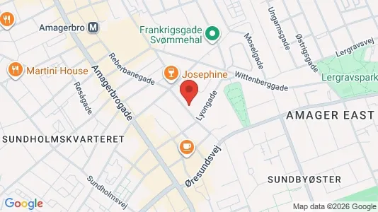 Apartments for rent i Copenhagen S - kort over placeringen