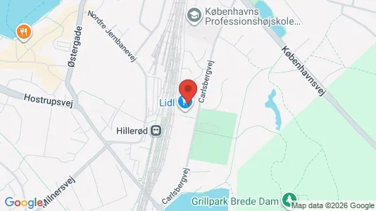 Apartments for rent i Hillerød - kort over placeringen