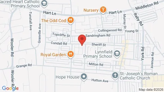 Apartments for rent i Hartlepool - Cleveland - kort over placeringen