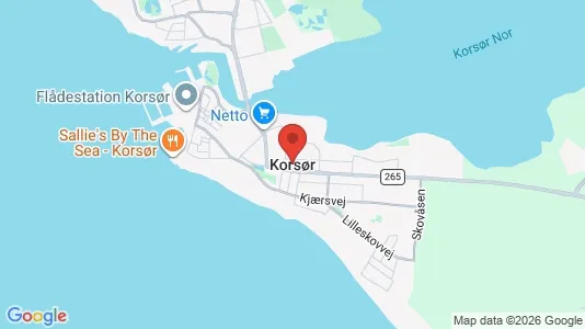 Apartments for rent i Korsør - kort over placeringen