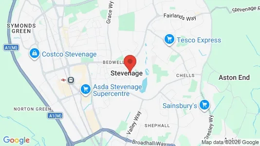 Apartments for rent i Stevenage - Hertfordshire - kort over placeringen