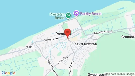 Apartments for rent i Prestatyn - Clwyd - kort over placeringen