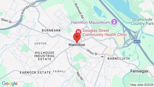Apartments for rent i Hamilton - Lanarkshire - kort over placeringen