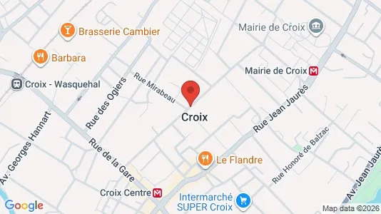 Apartments for rent i Lille - kort over placeringen