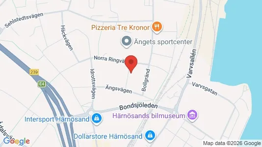 Apartments for rent i Härnösand - kort over placeringen