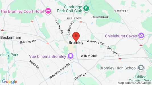 Apartments for rent i Bromley - Kent - kort over placeringen