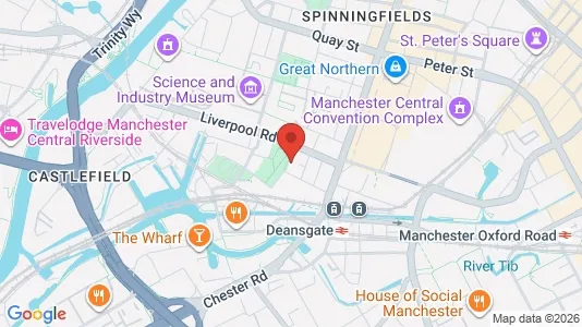 Apartments for rent i Manchester - Lancashire - kort over placeringen