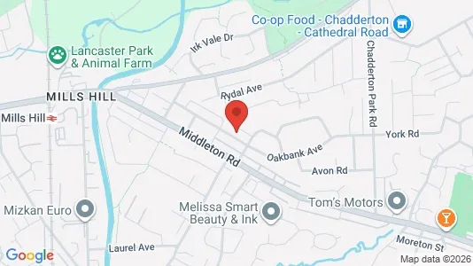 Apartments for rent i Oldham - Lancashire - kort over placeringen