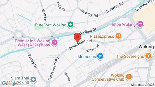 Apartments for rent i Woking - Surrey - kort over placeringen
