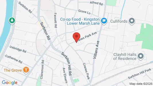 Apartments for rent i Surbiton - Surrey - kort over placeringen