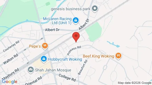 Apartments for rent i Woking - Surrey - kort over placeringen