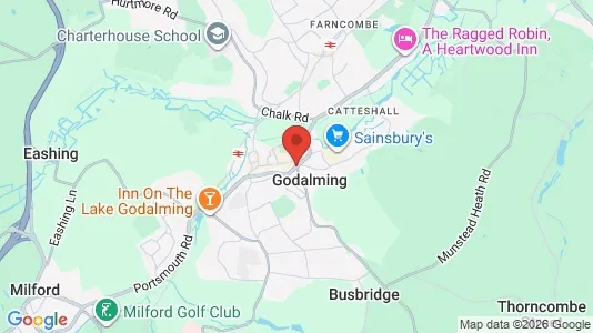 Apartments for rent i Godalming - Surrey - kort over placeringen