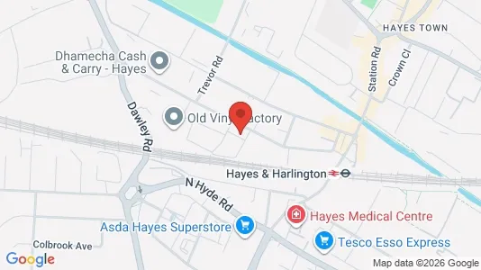 Apartments for rent i Hayes - Middlesex - kort over placeringen
