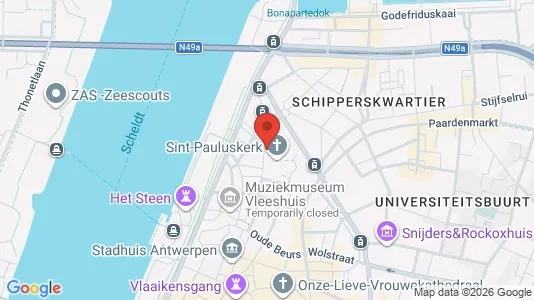 Apartments for rent i Stad Antwerp - kort over placeringen