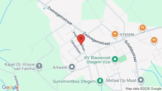 Apartments for rent i Zwevegem - kort over placeringen