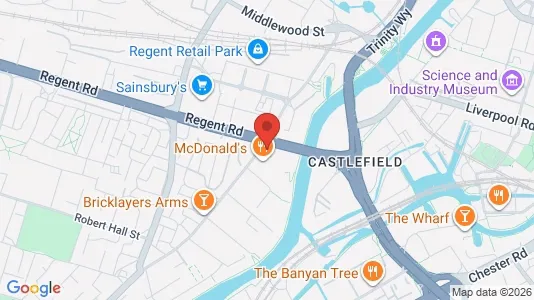 Apartments for rent i Salford - Lancashire - kort over placeringen