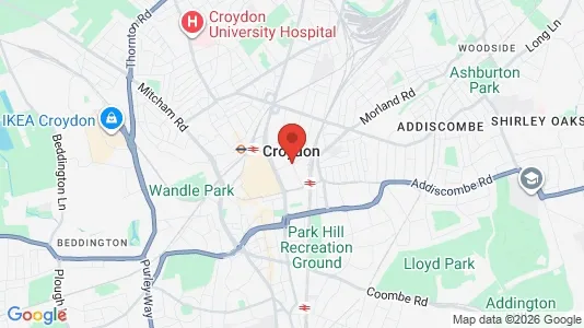Apartments for rent i Croydon - Surrey - kort over placeringen