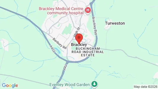 Apartments for rent i Brackley - Northamptonshire - kort over placeringen