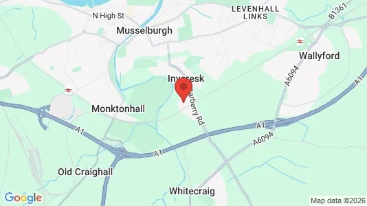 Apartments for rent i Musselburgh - Midlothian - kort over placeringen
