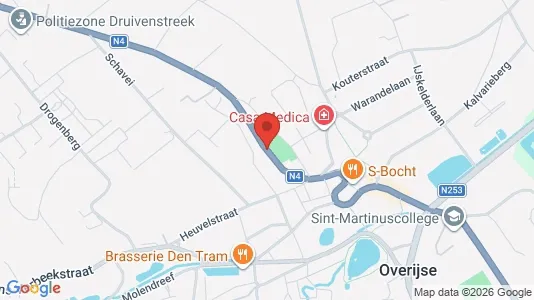 Apartments for rent i Overijse - kort over placeringen