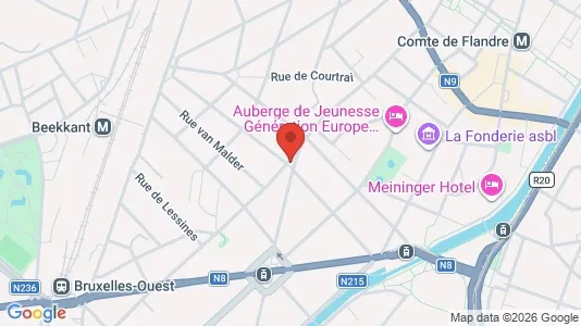 Apartments for rent i Ninove - kort over placeringen