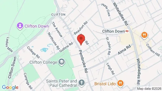 Apartments for rent i Bristol - Avon - kort over placeringen