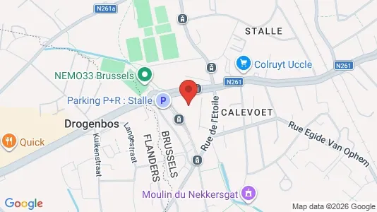 Apartments for rent i Brussels Ukkel - kort over placeringen