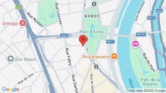 Apartments for rent i Luik - kort over placeringen