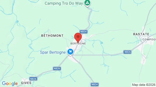 Houses for rent i Bertogne - kort over placeringen