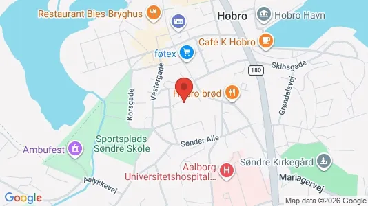 Apartments for rent i Hobro - kort over placeringen