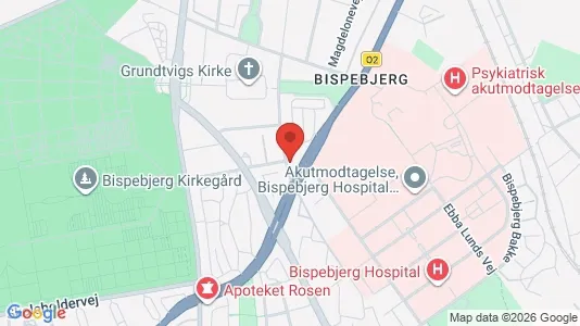Apartments for rent i Copenhagen NV - kort over placeringen